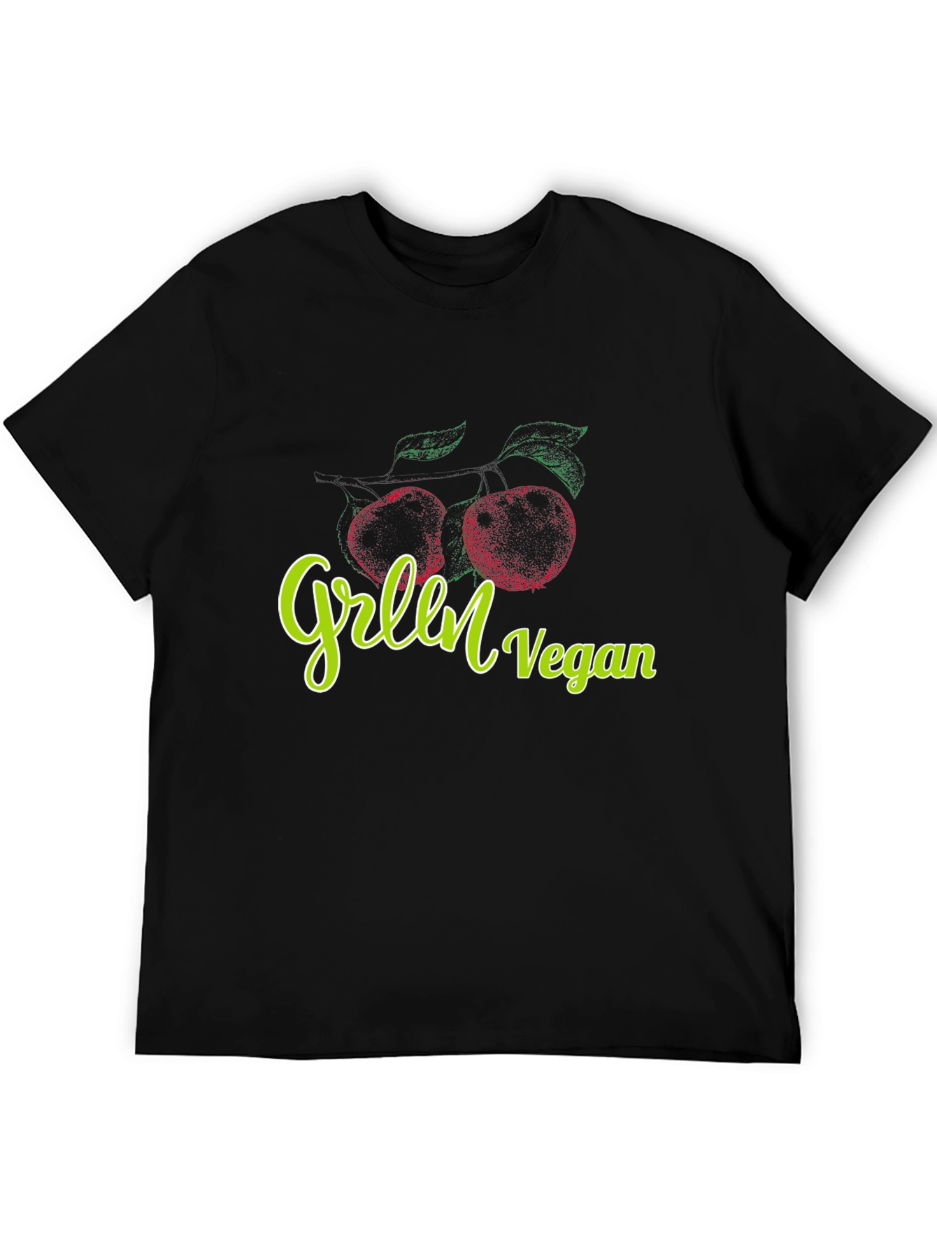 Green Vegan Graphic Tee - Stylish and Comfortable