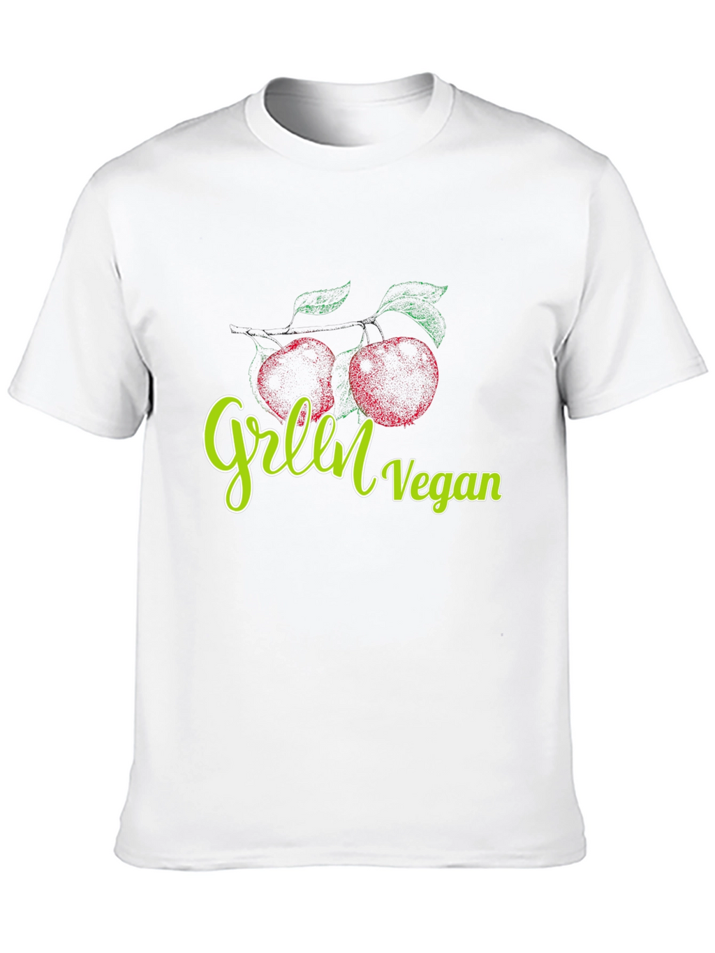 Green Vegan Graphic Tee - Stylish and Comfortable