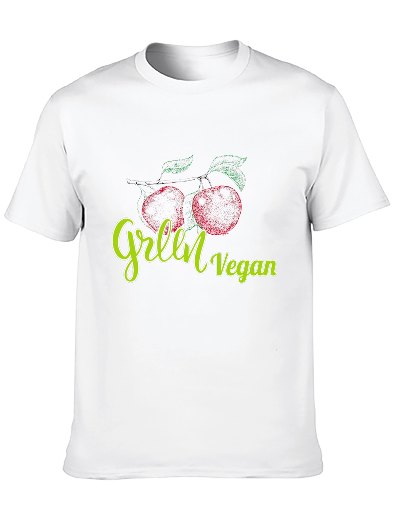 Green Vegan Graphic Tee - Stylish and Comfortable
