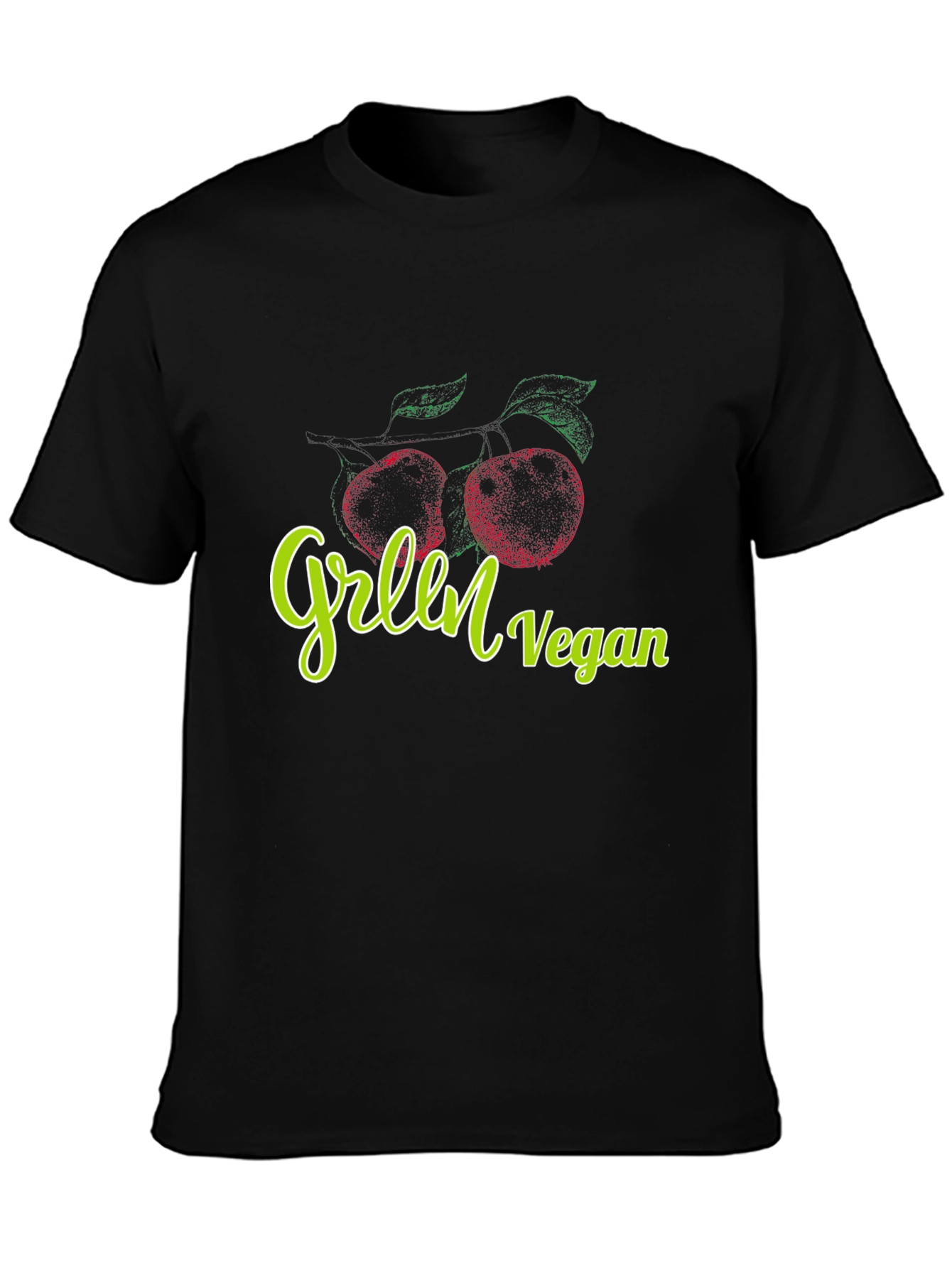 Green Vegan Graphic Tee - Stylish and Comfortable