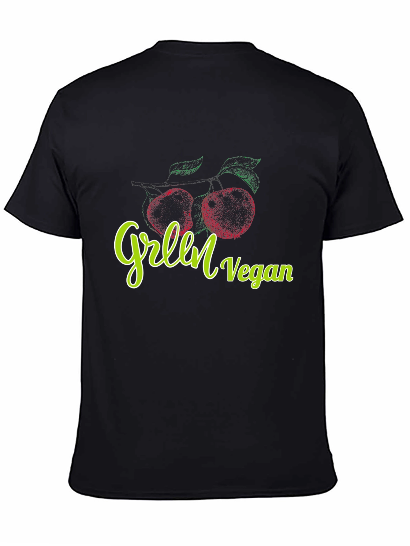 Green Vegan Graphic Tee - Stylish and Comfortable