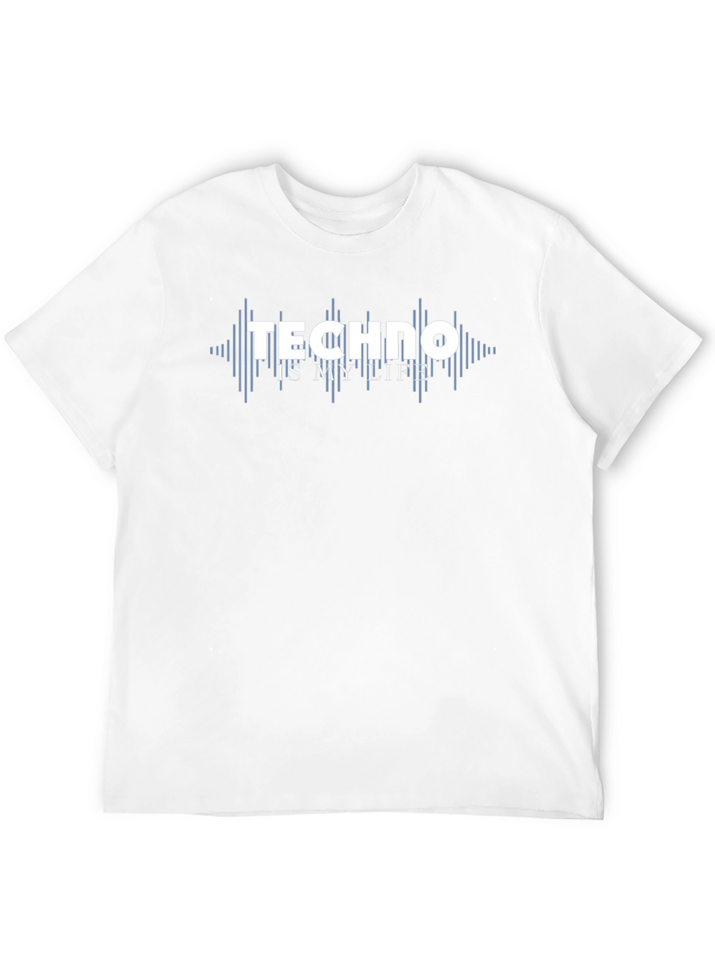 Techno Is My Life Black Graphic Tee