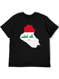 Iraq Flag Map T-Shirt