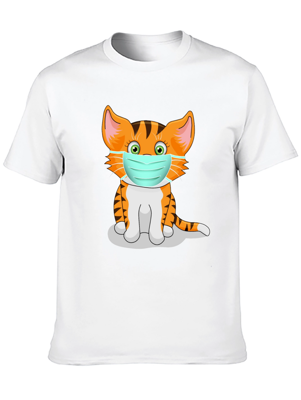 Masked Cat Graphic Tee - Unisex