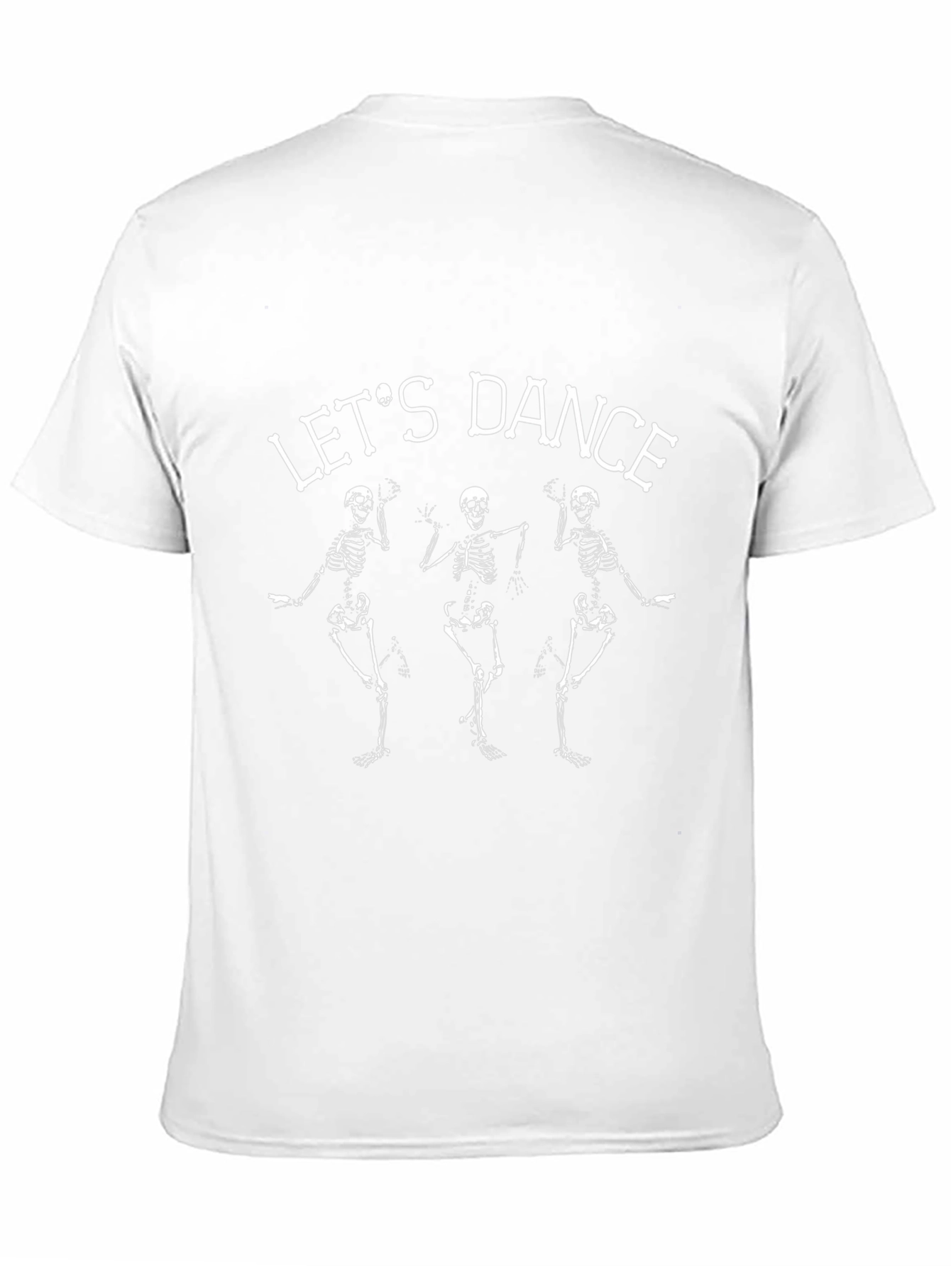 Lets Dance Skeleton Graphic Tee - Spooky Season Shirt