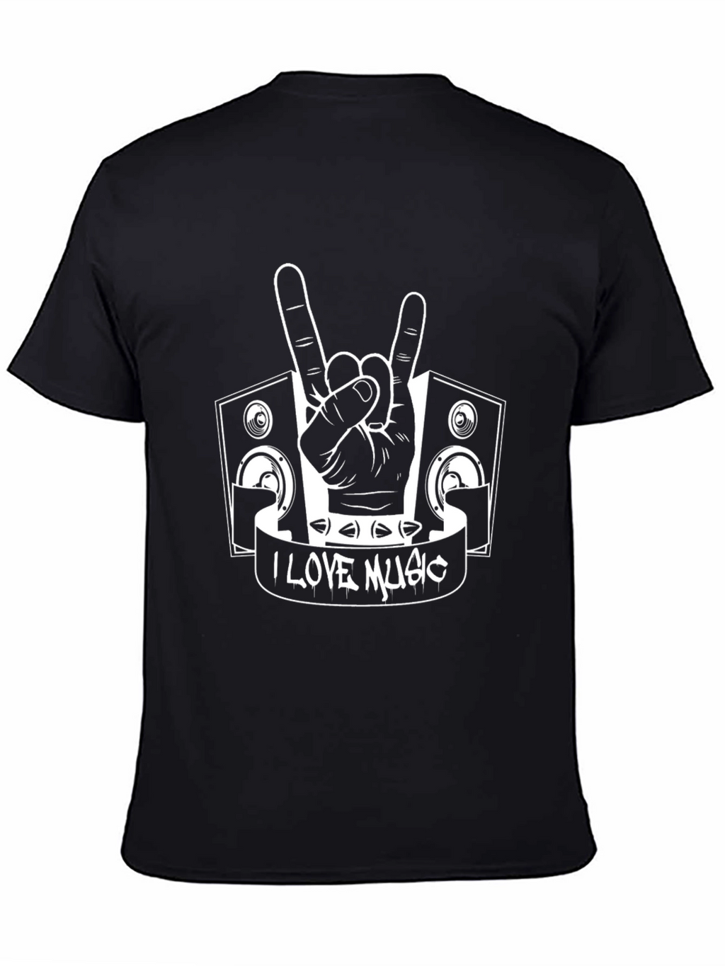 I Love Music Graphic T-Shirt - Rock On!