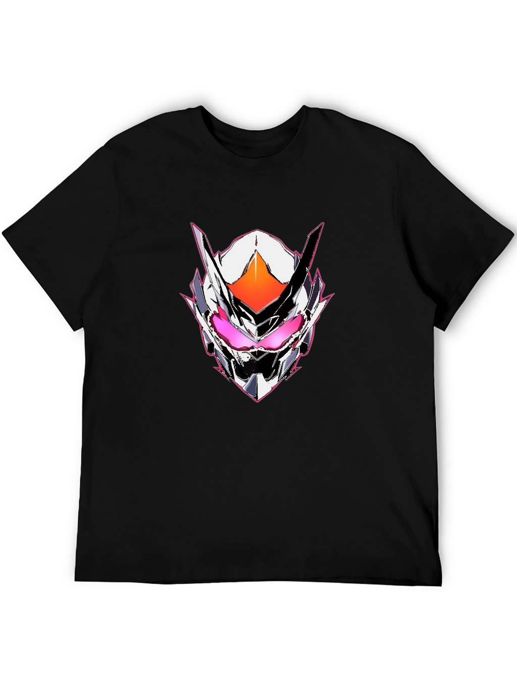 Cyberpunk Mask Graphic Tee - Black