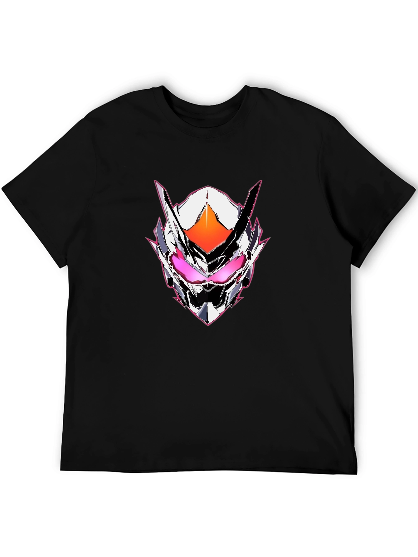 Cyberpunk Mask Graphic Tee - Black