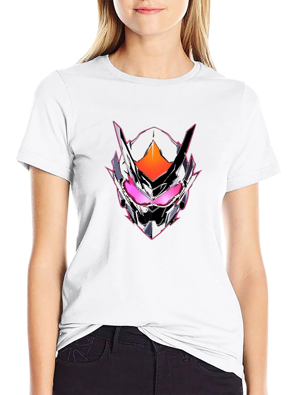 Cyberpunk Mask Graphic Tee - Black