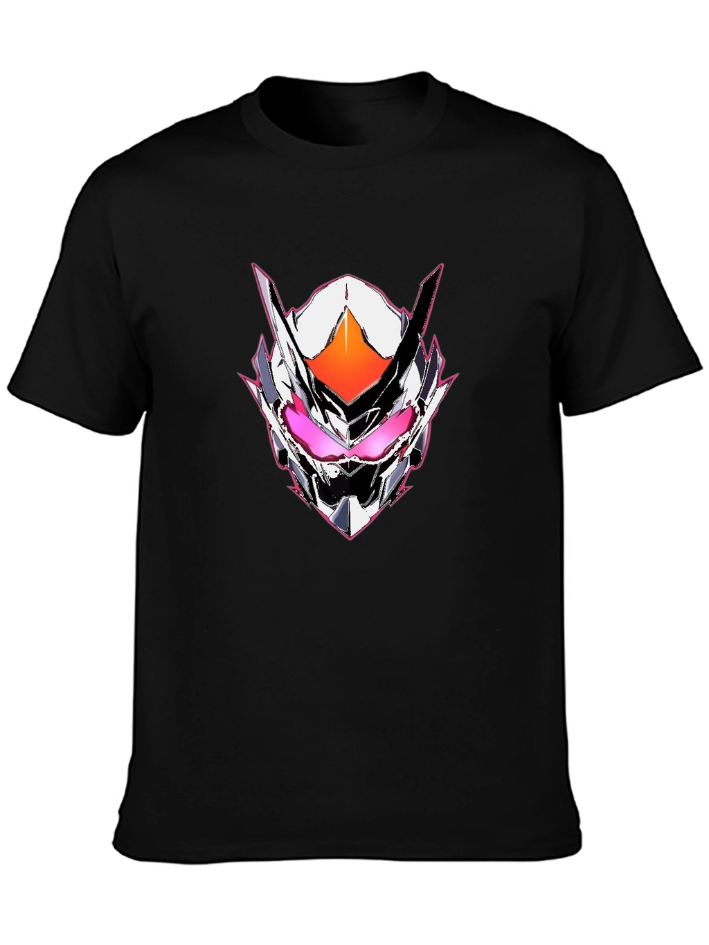 Cyberpunk Mask Graphic Tee - Black