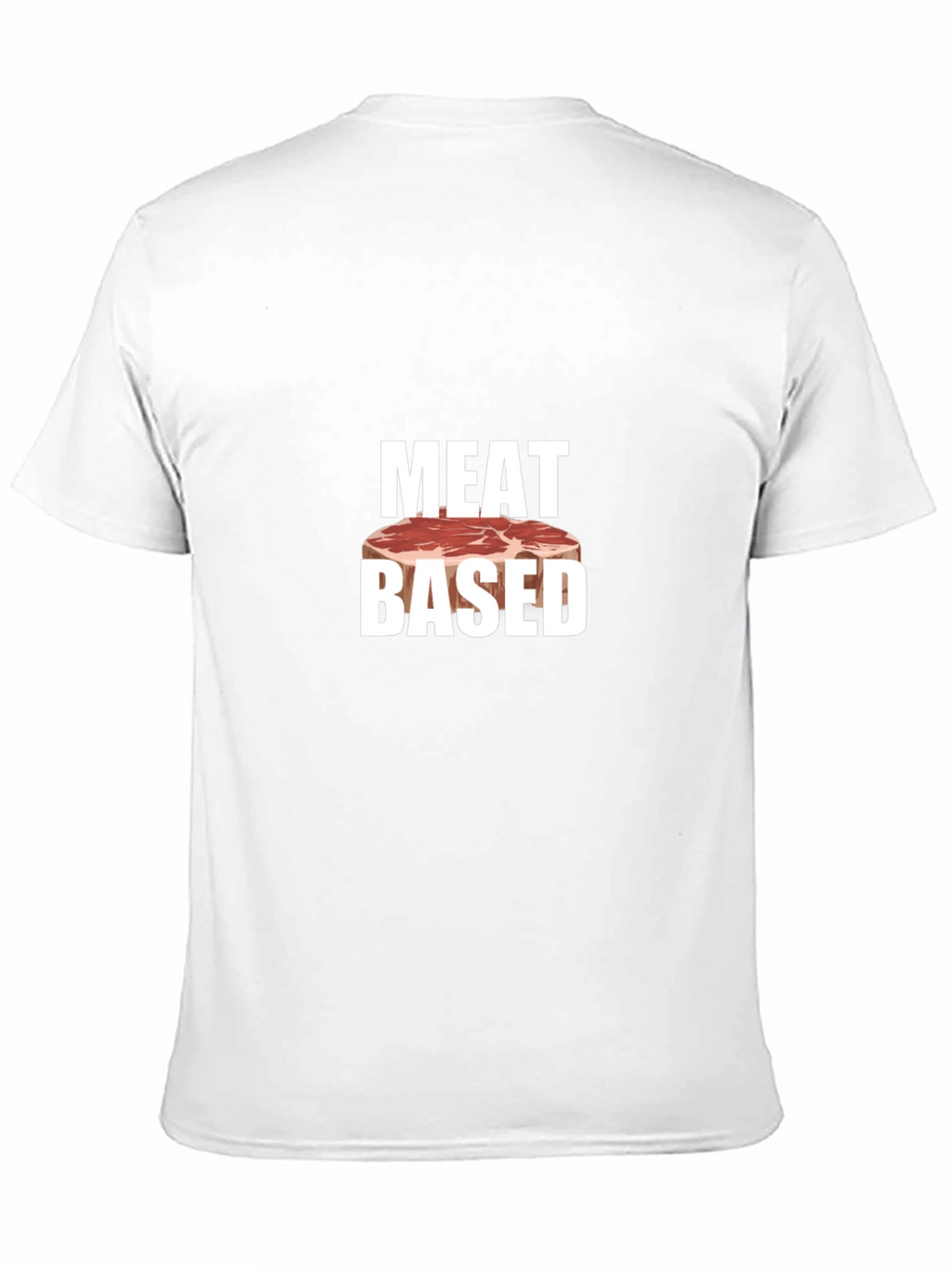 Meat Based Graphic T-Shirt - Black Cotton Tee