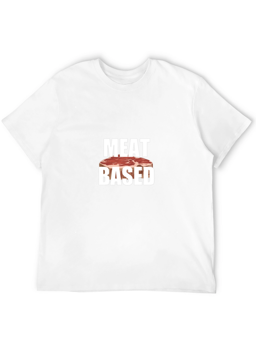 Meat Based Graphic T-Shirt - Black Cotton Tee