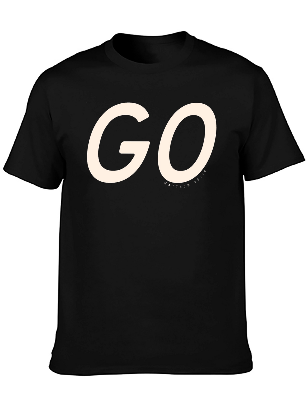 Go Matthew 28:19 Graphic Tee - Religious T-Shirt