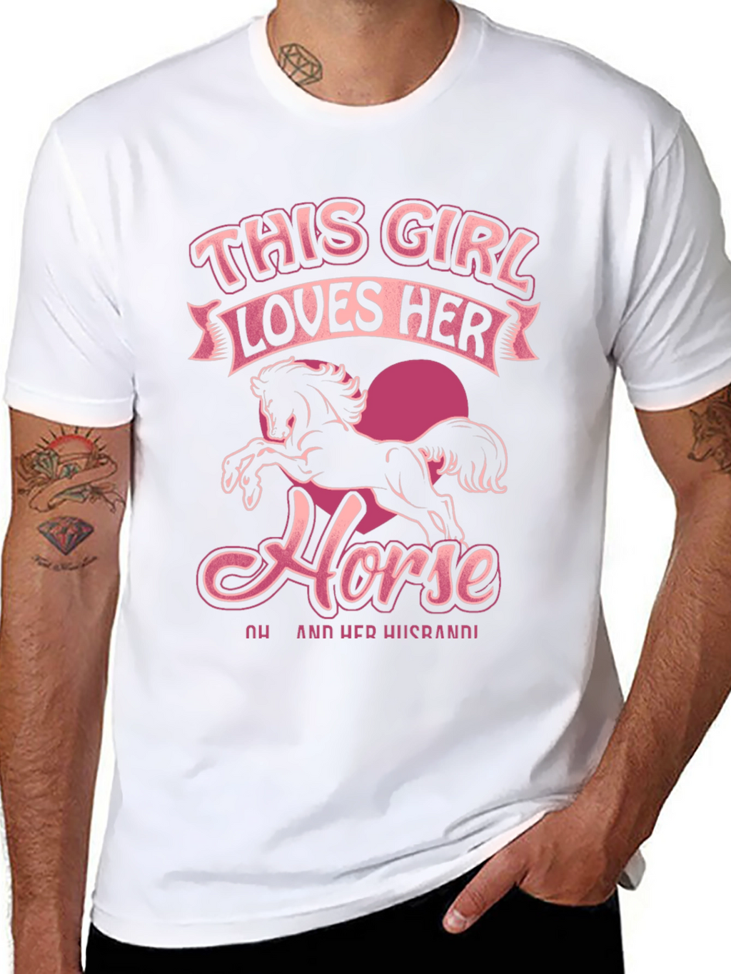 This Girl Loves Her Horse Graphic Tee