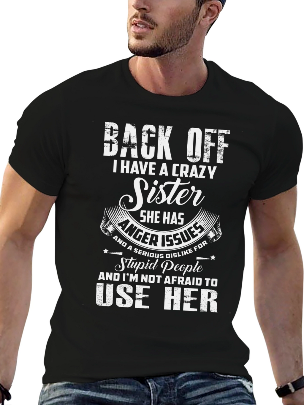 Crazy Sister Graphic T-Shirt