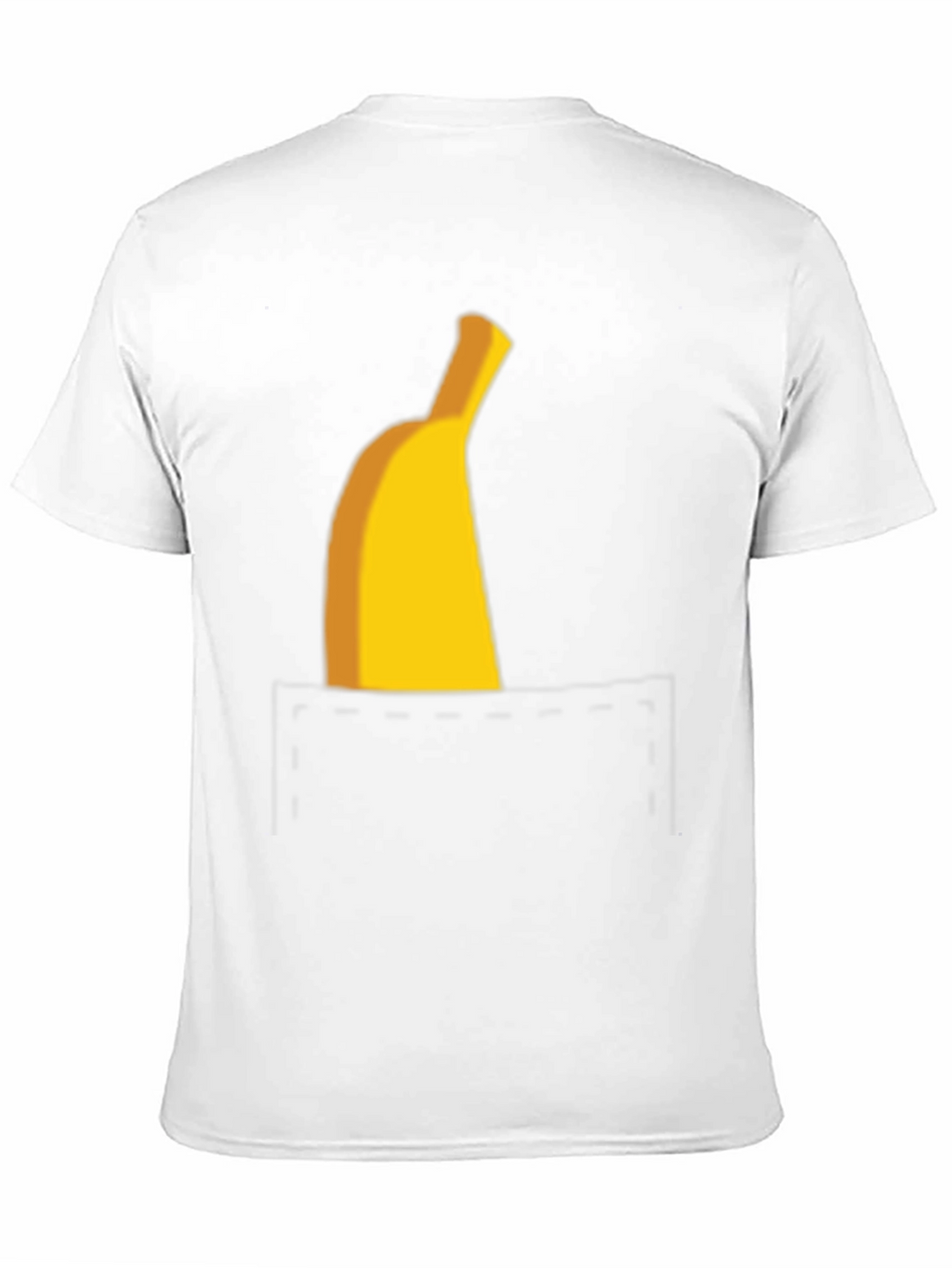 Banana Pocket Graphic Tee - Funny Casual T-Shirt