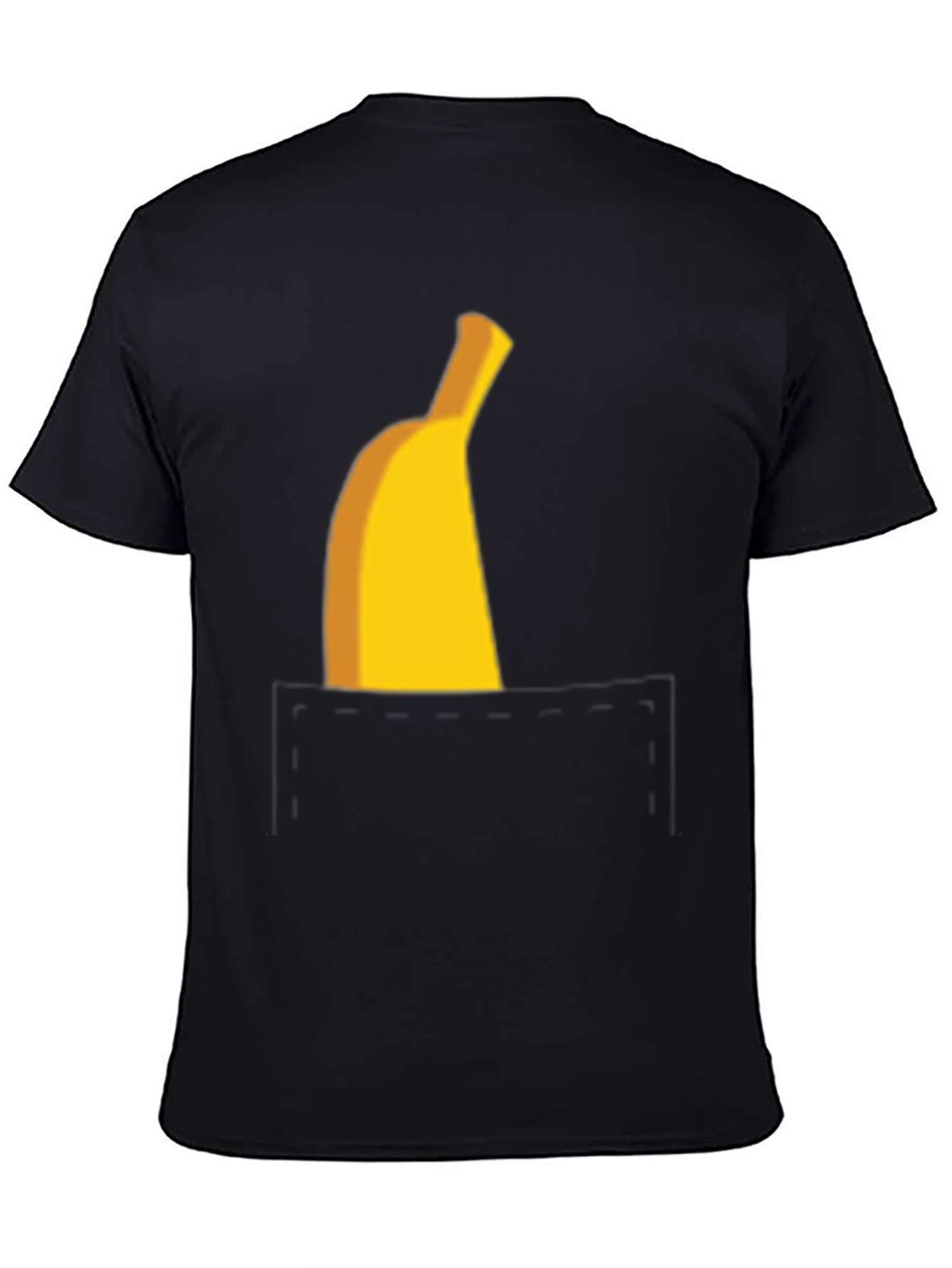 Banana Pocket Graphic Tee - Funny Casual T-Shirt