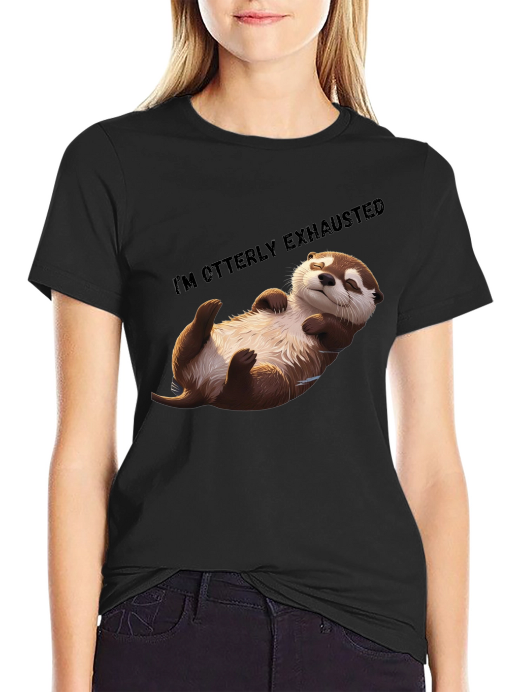 Otterly Exhausted T-Shirt - Comfy Casual Wear