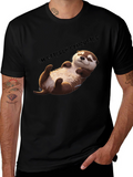 Otterly Exhausted T-Shirt - Comfy Casual Wear