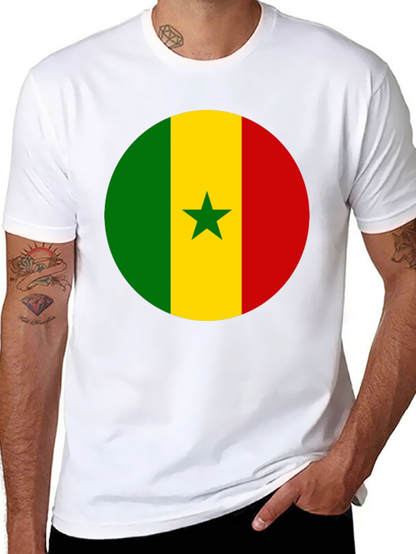 Senegal Flag T-Shirt - Stylish Patriotic Tee
