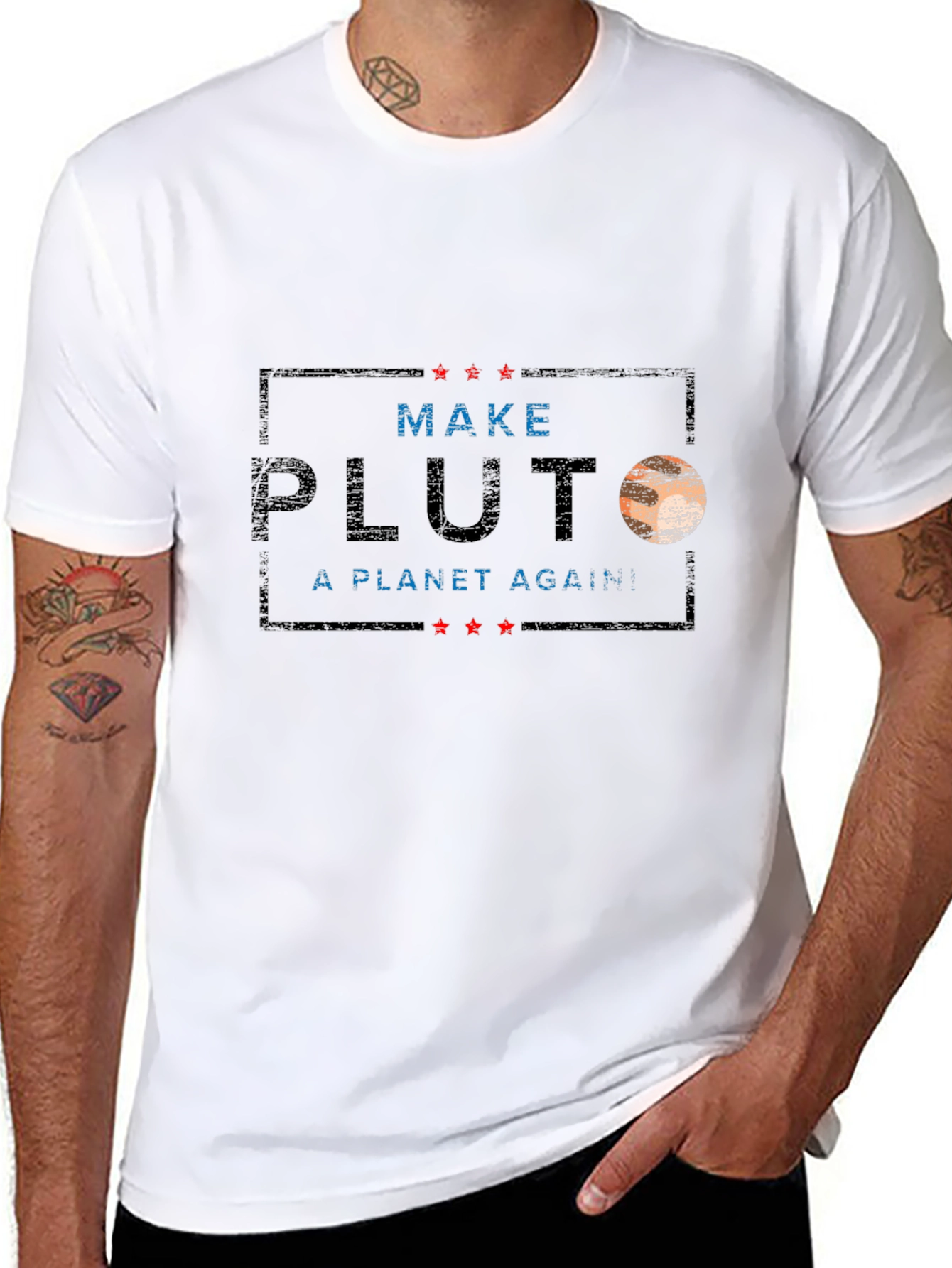 Make Pluto A Planet Again Graphic Tee