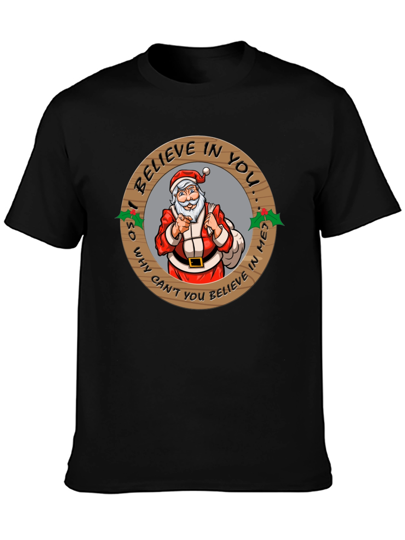Believe In Santa Graphic T-Shirt