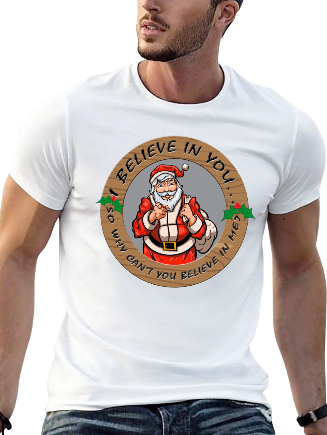 Believe In Santa Graphic T-Shirt
