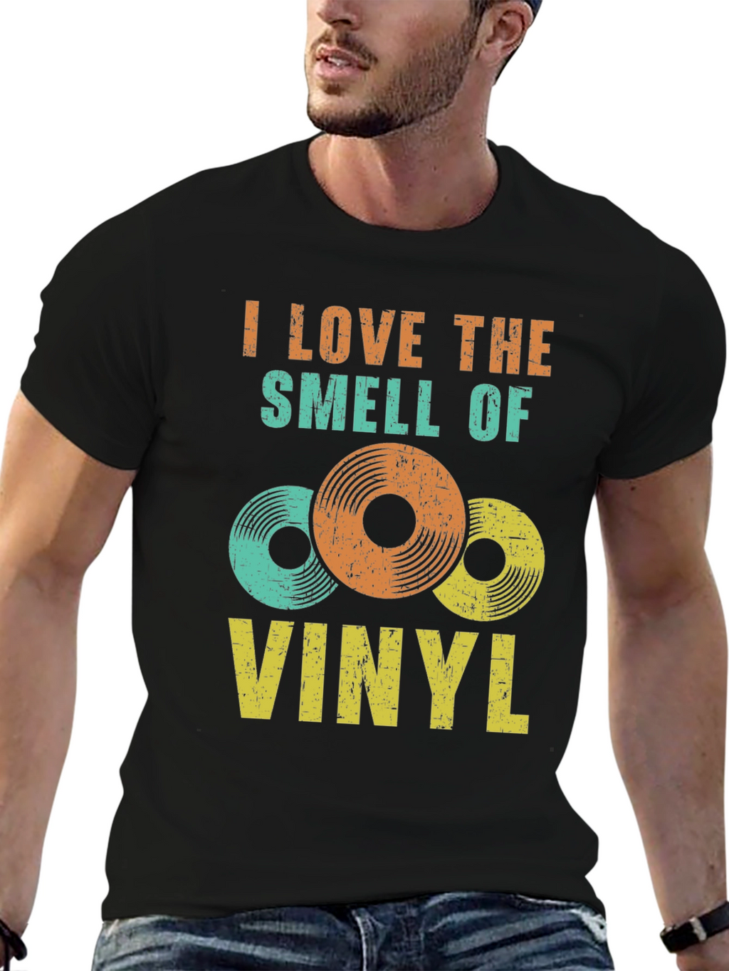I Love The Smell Of Vinyl T-Shirt
