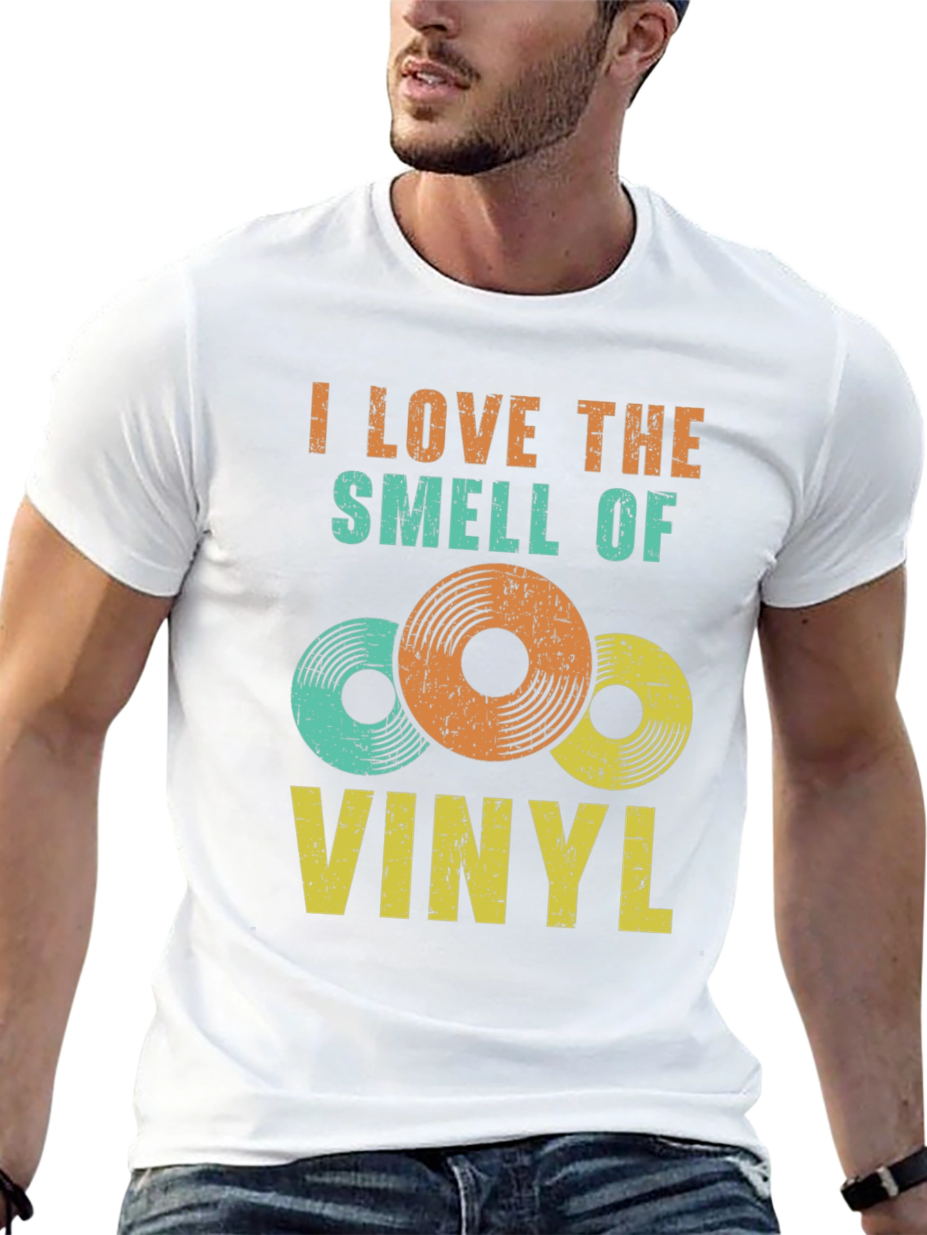I Love The Smell Of Vinyl T-Shirt