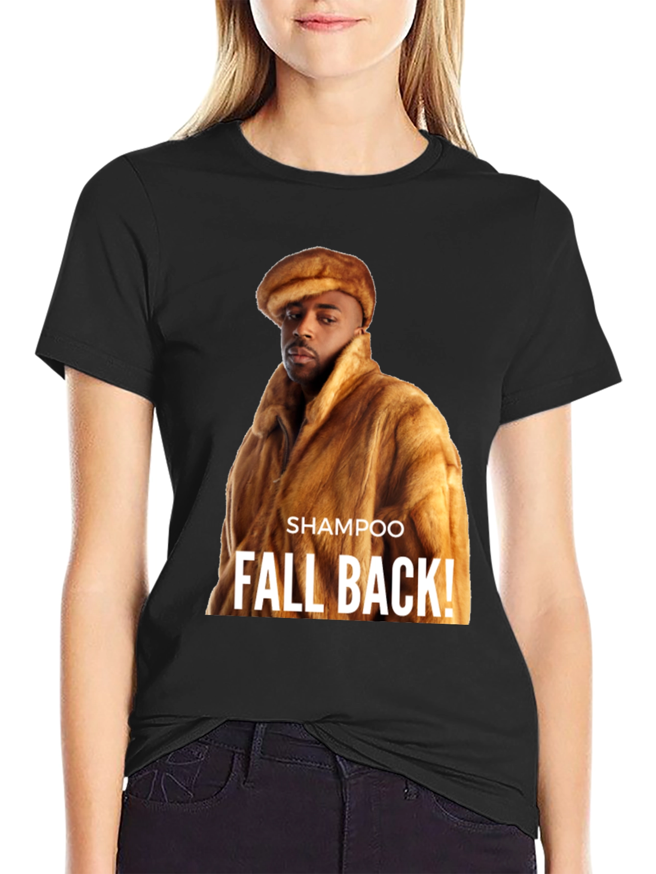 Shampoo Fall Back! Graphic T-Shirt