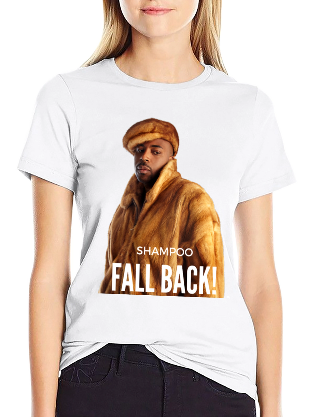 Shampoo Fall Back! Graphic T-Shirt