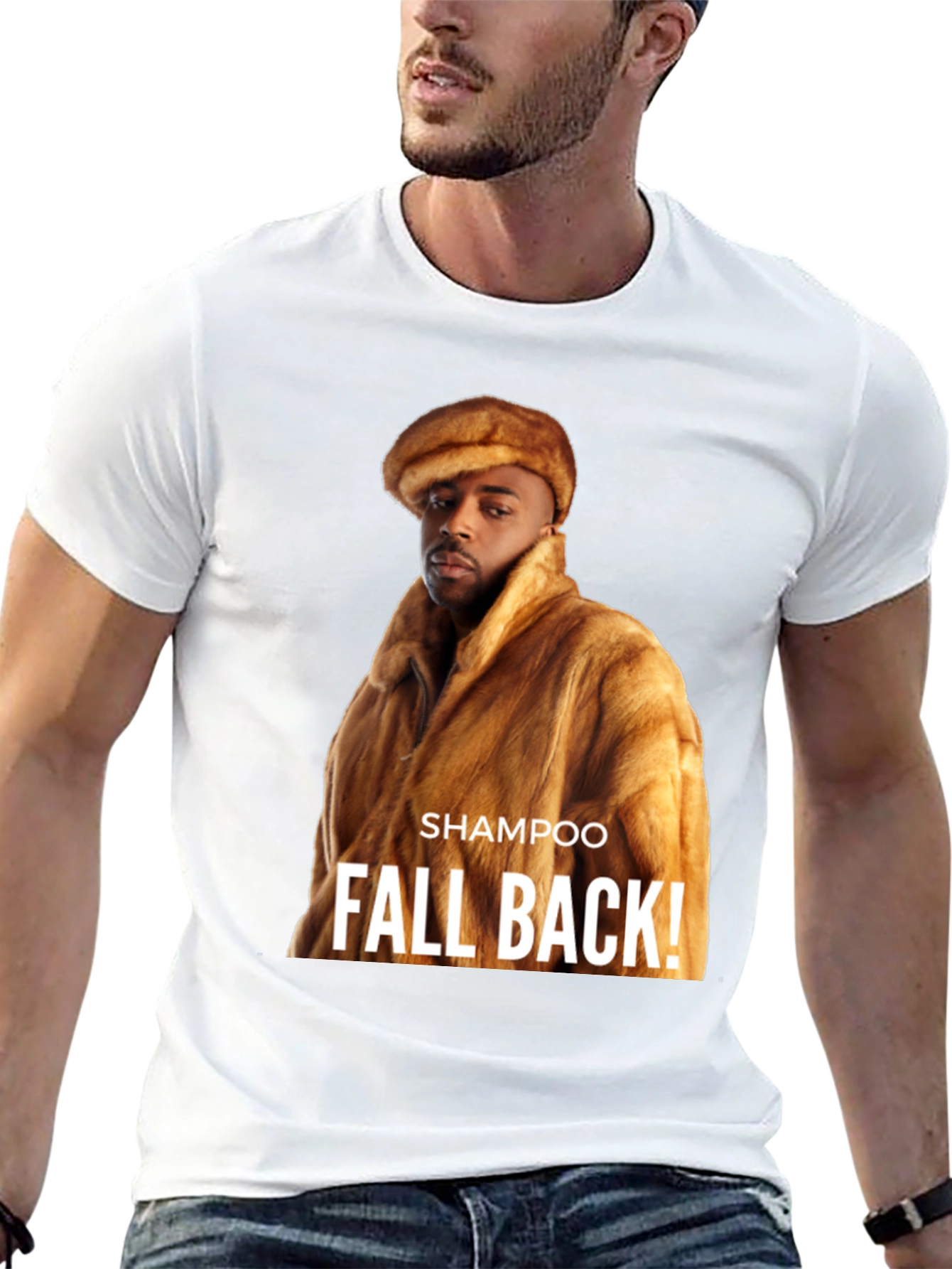 Shampoo Fall Back! Graphic T-Shirt