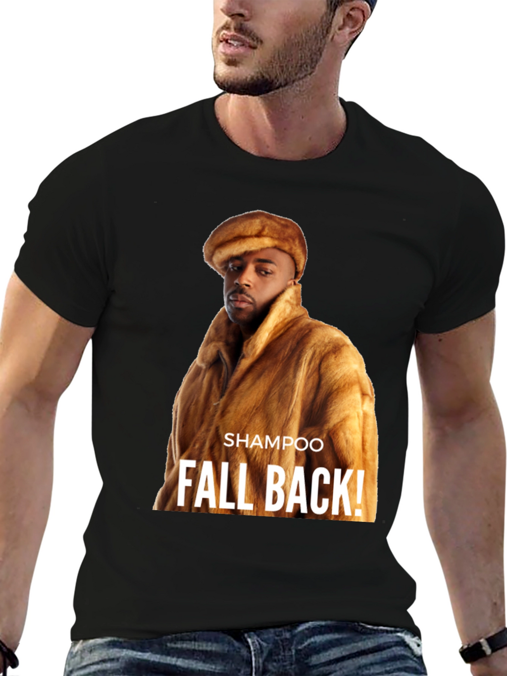 Shampoo Fall Back! Graphic T-Shirt