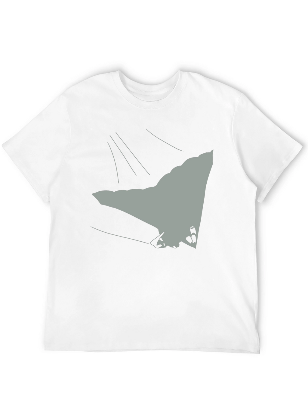 Abstract Graphic Print Crew Neck T-Shirt