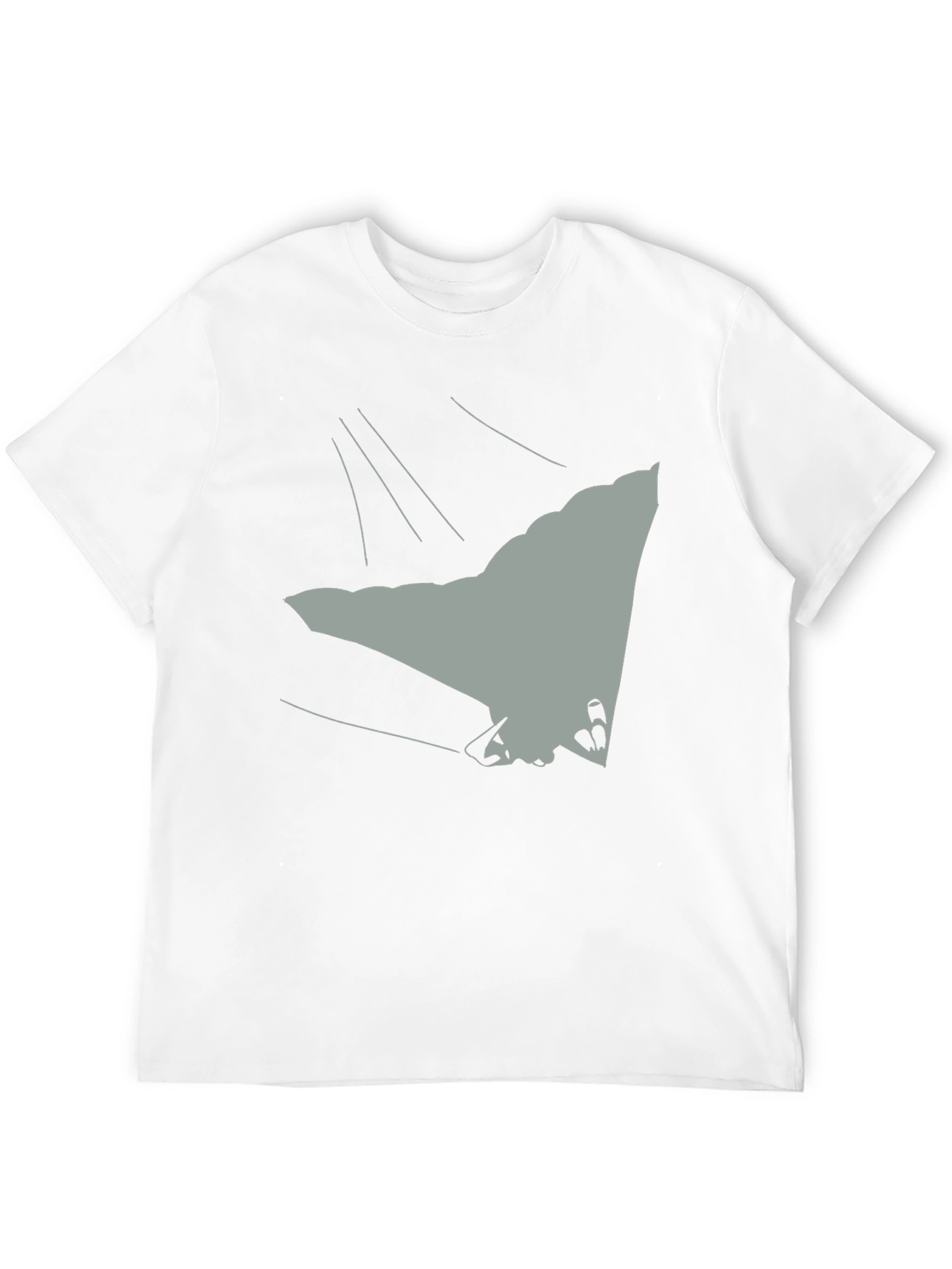 Abstract Graphic Print Crew Neck T-Shirt