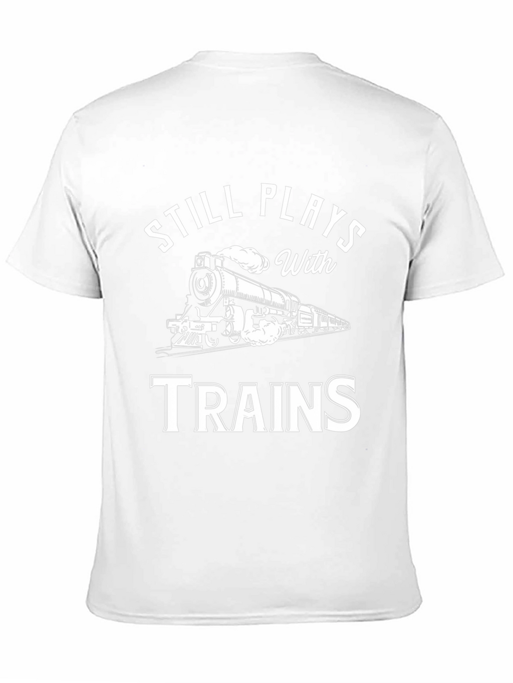 Still Plays With Trains T-Shirt - Black