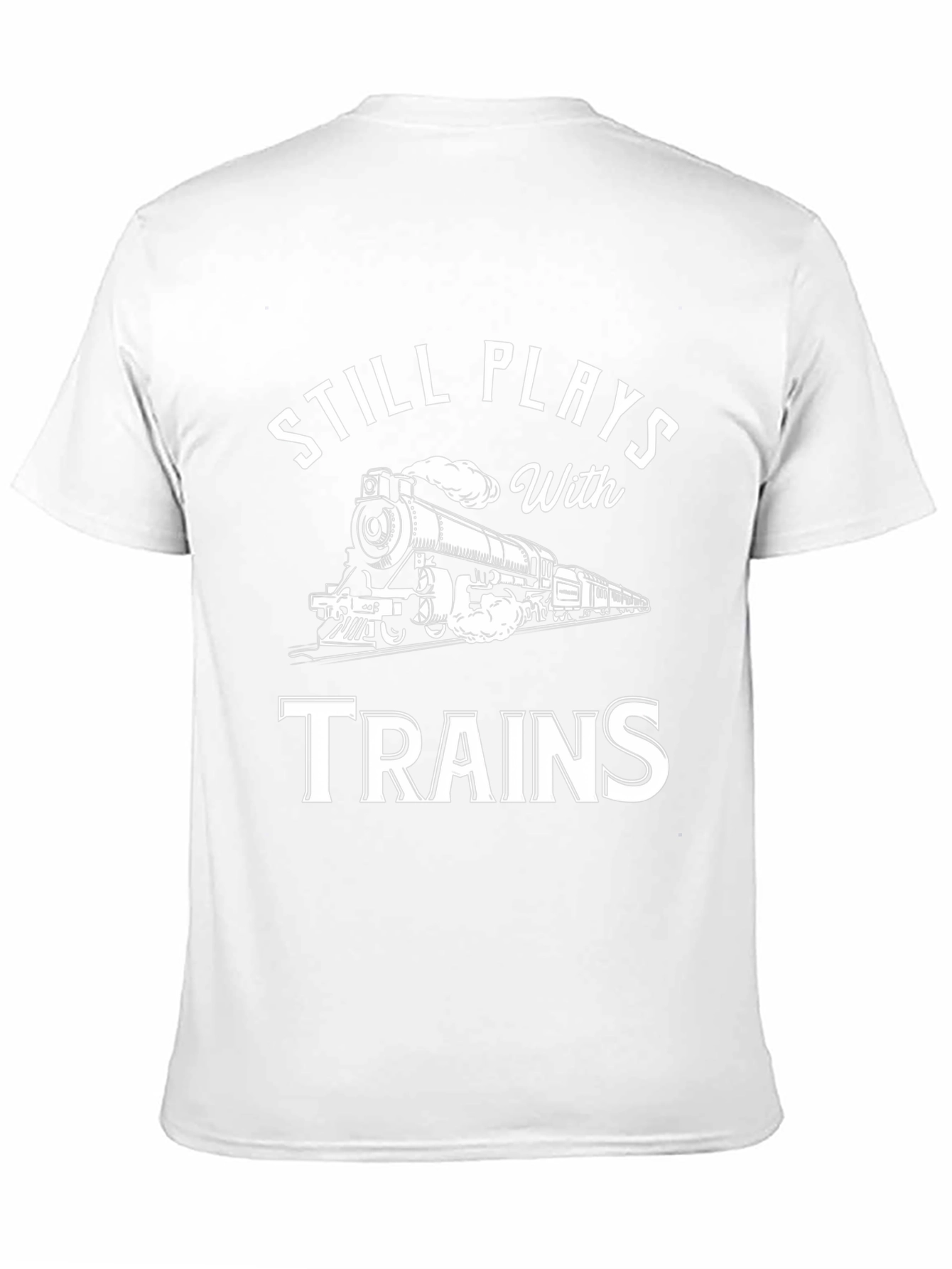 Still Plays With Trains T-Shirt - Black