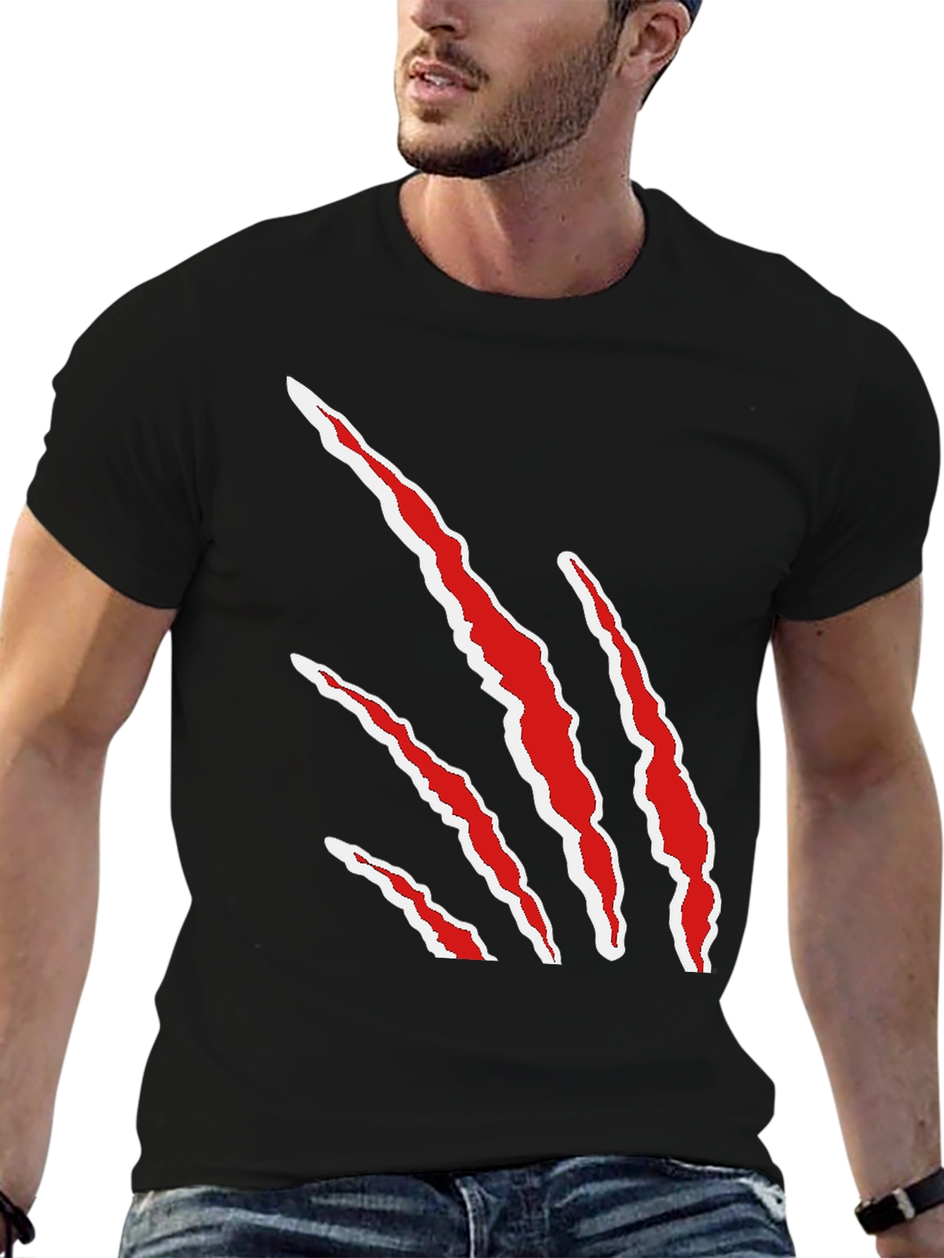 Claw Mark T-Shirt - Bold Graphic Tee