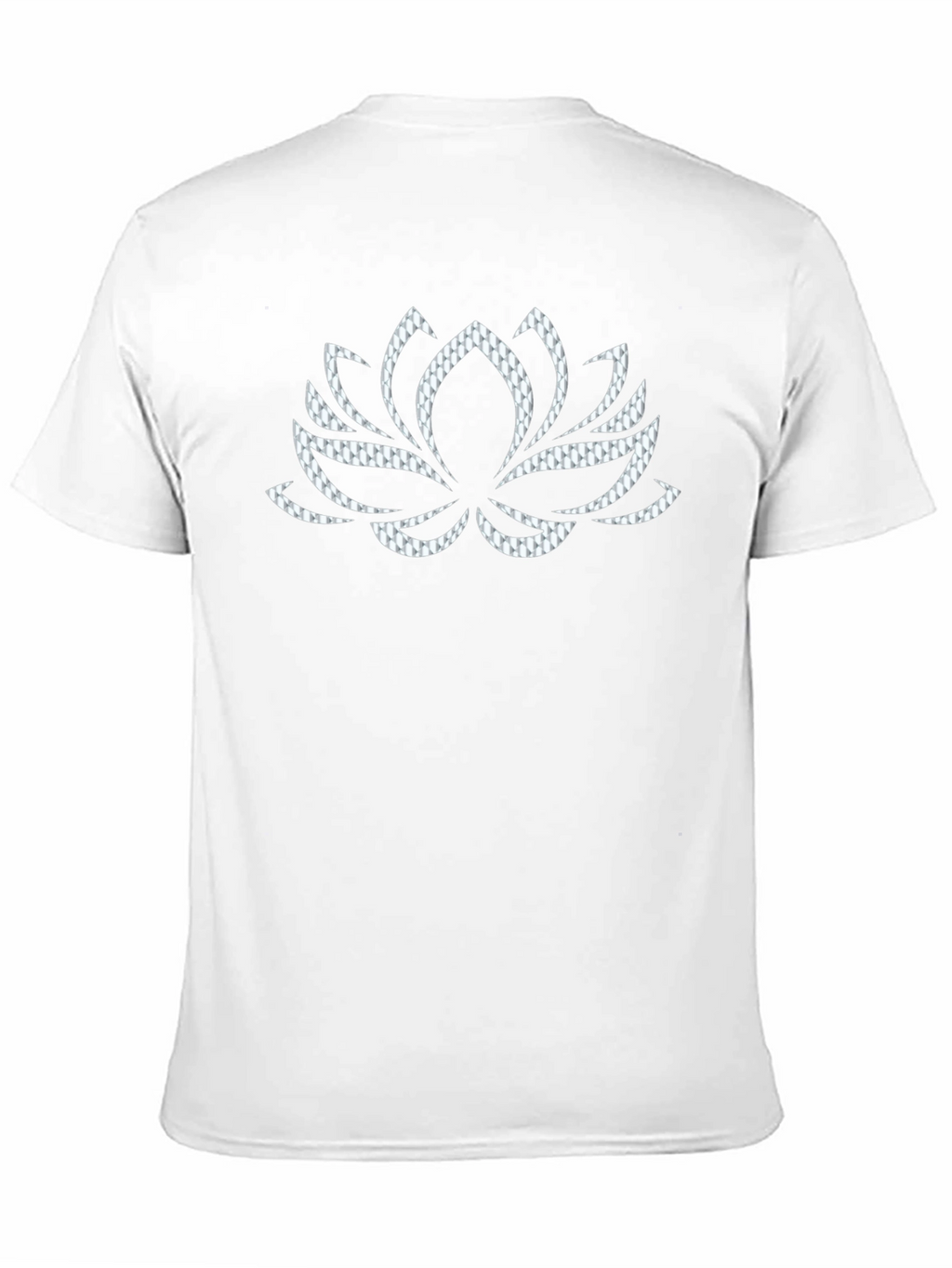 Lotus Flower Graphic Tee - Black Cotton T-Shirt