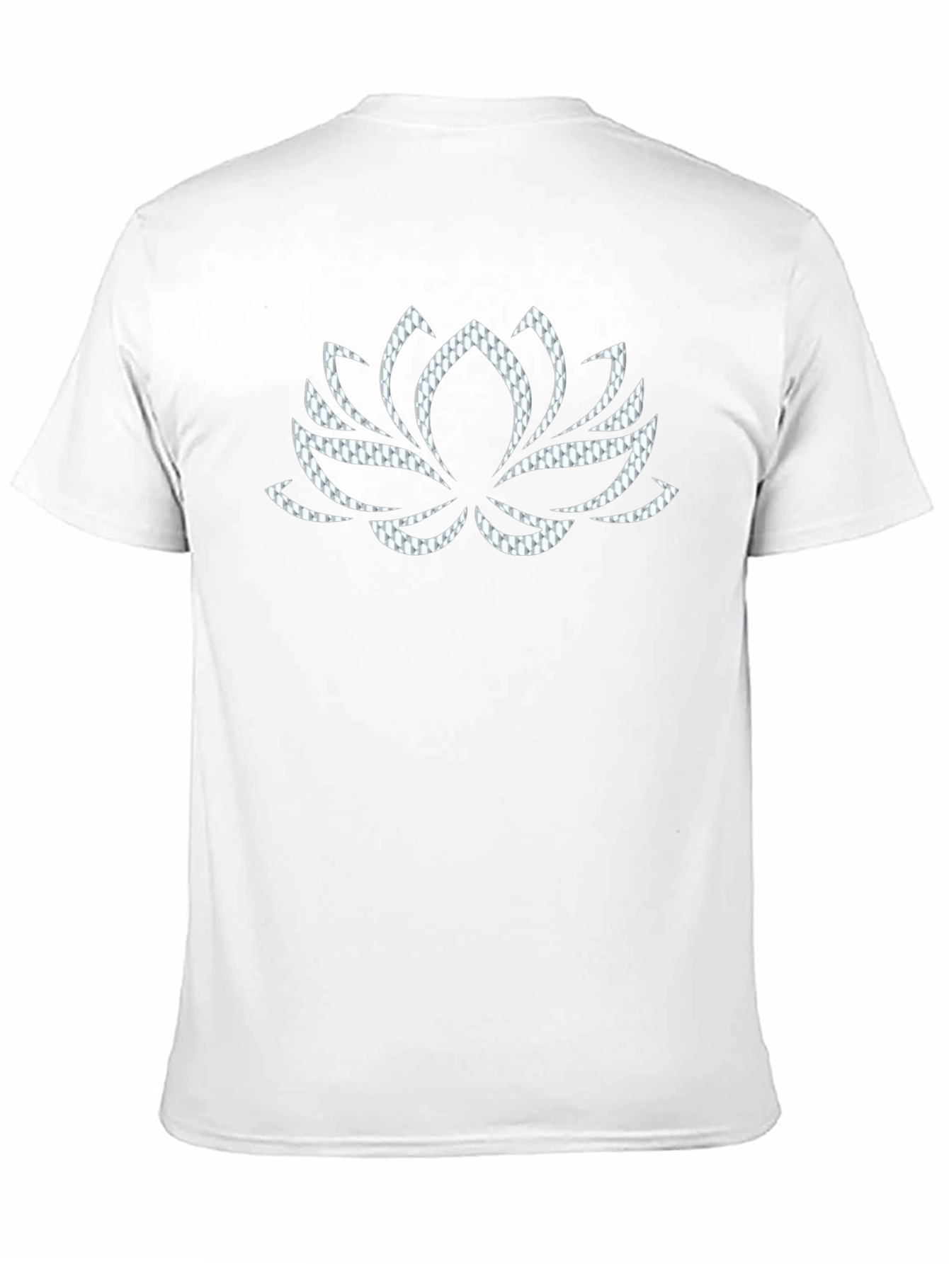 Lotus Flower Graphic Tee - Black Cotton T-Shirt