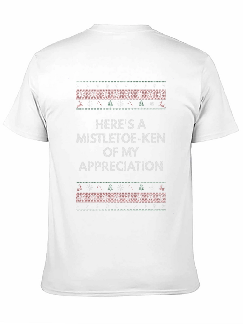 Mistletoe-Ken Appreciation Ugly Christmas T-Shirt