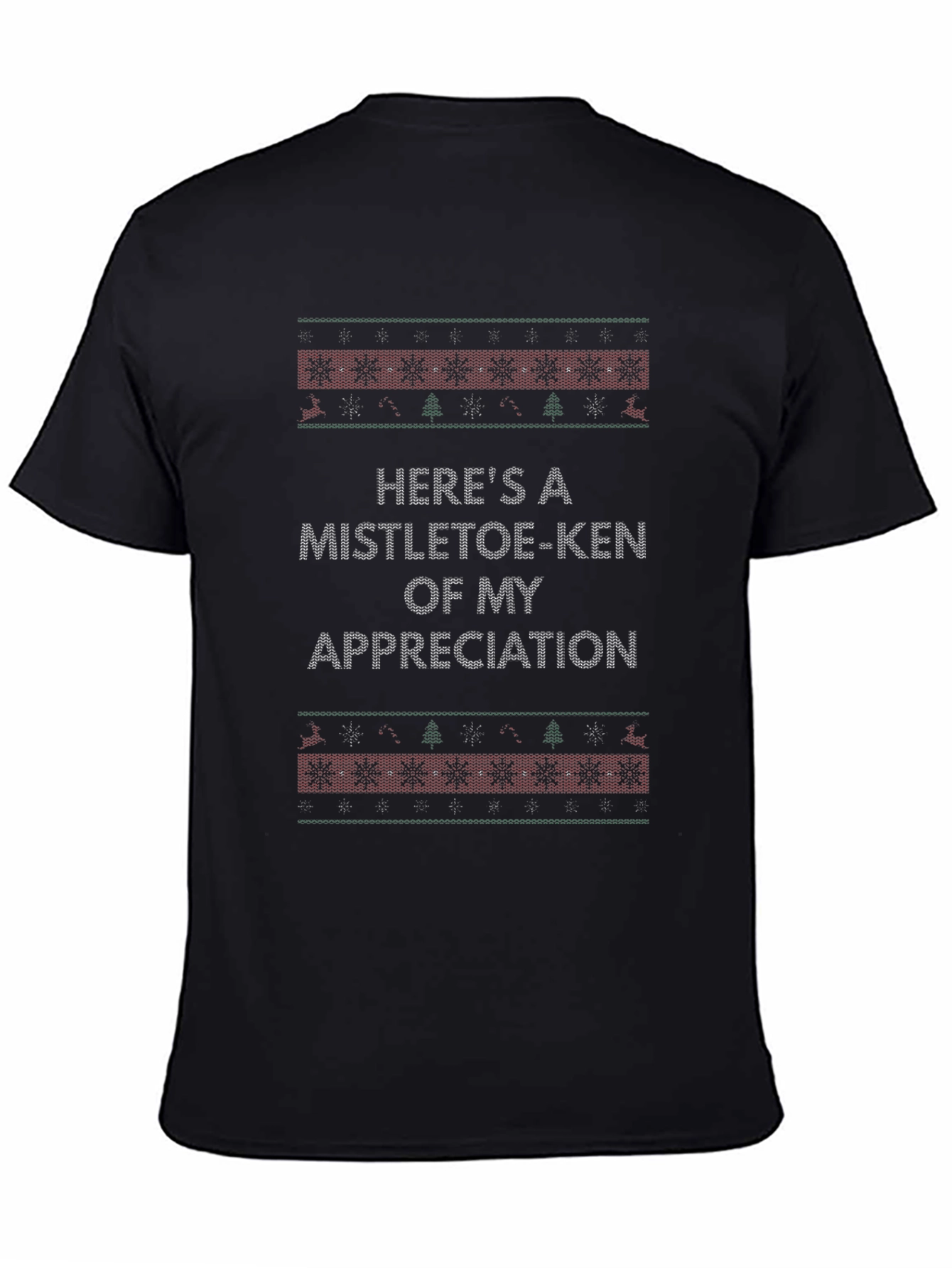 Mistletoe-Ken Appreciation Ugly Christmas T-Shirt