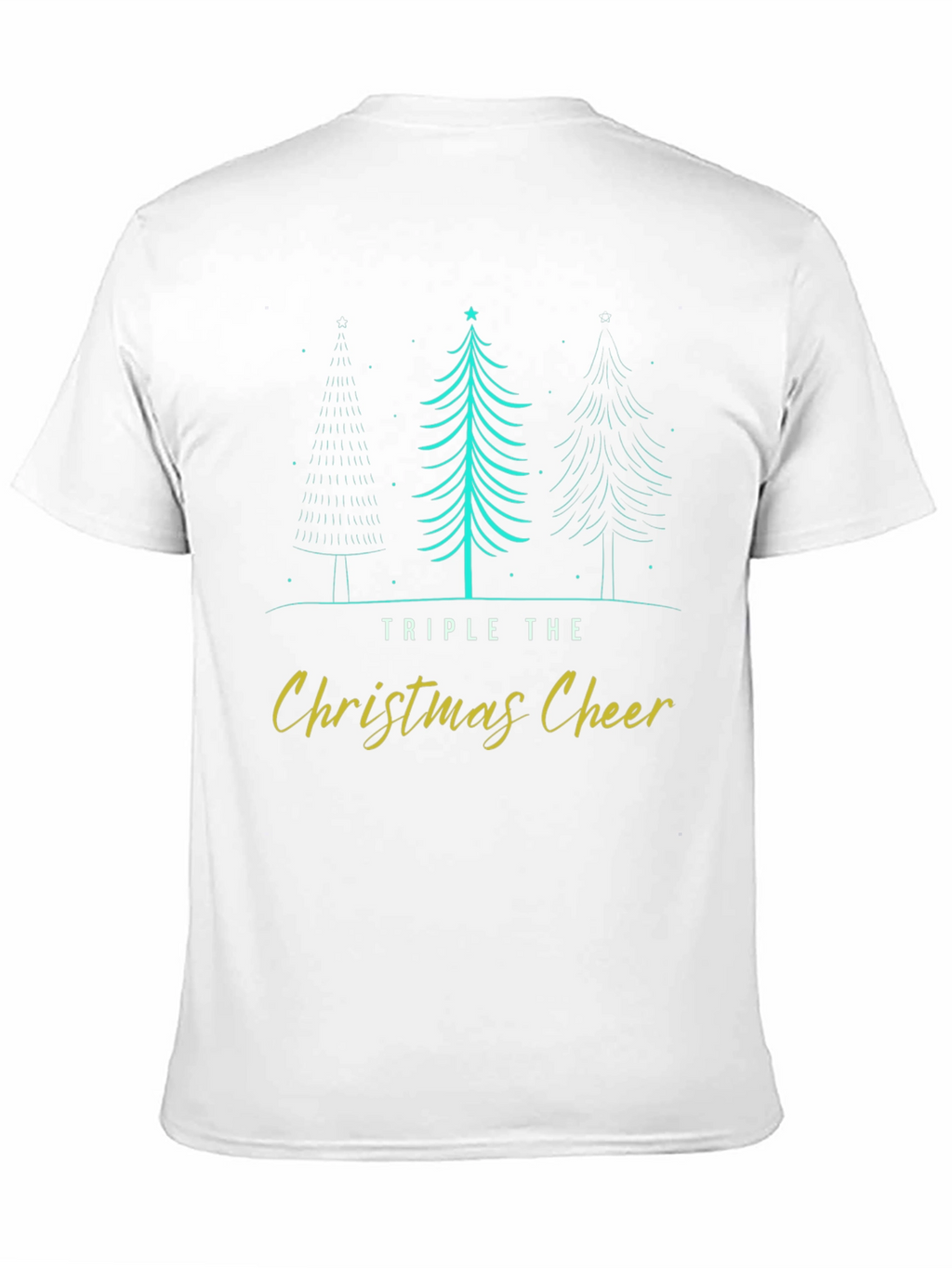 Triple Christmas Cheer Holiday T-Shirt