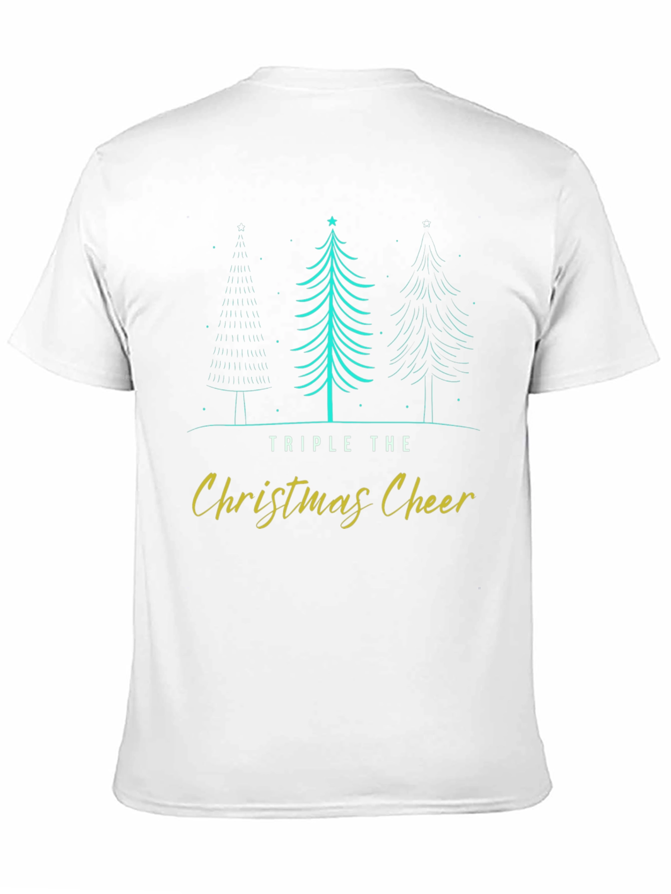 Triple Christmas Cheer Holiday T-Shirt