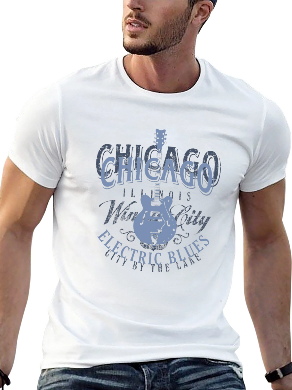 Chicago Electric Blues Guitar T-Shirt