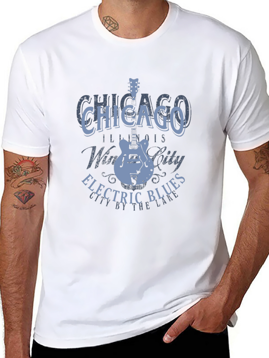 Chicago Electric Blues Guitar T-Shirt