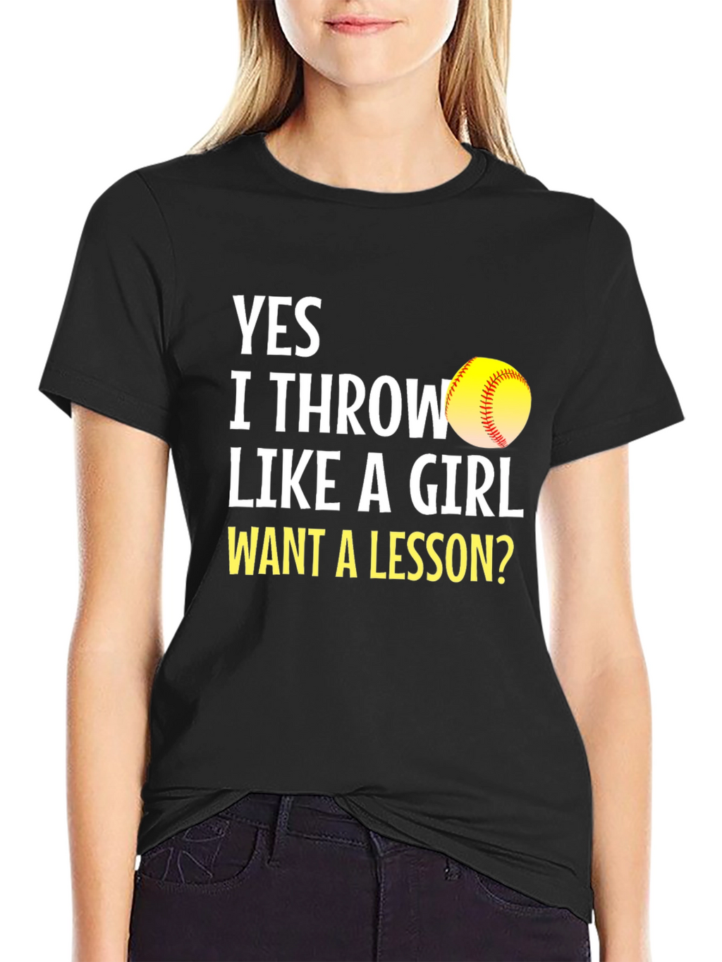 Yes I Throw Like a Girl T-Shirt