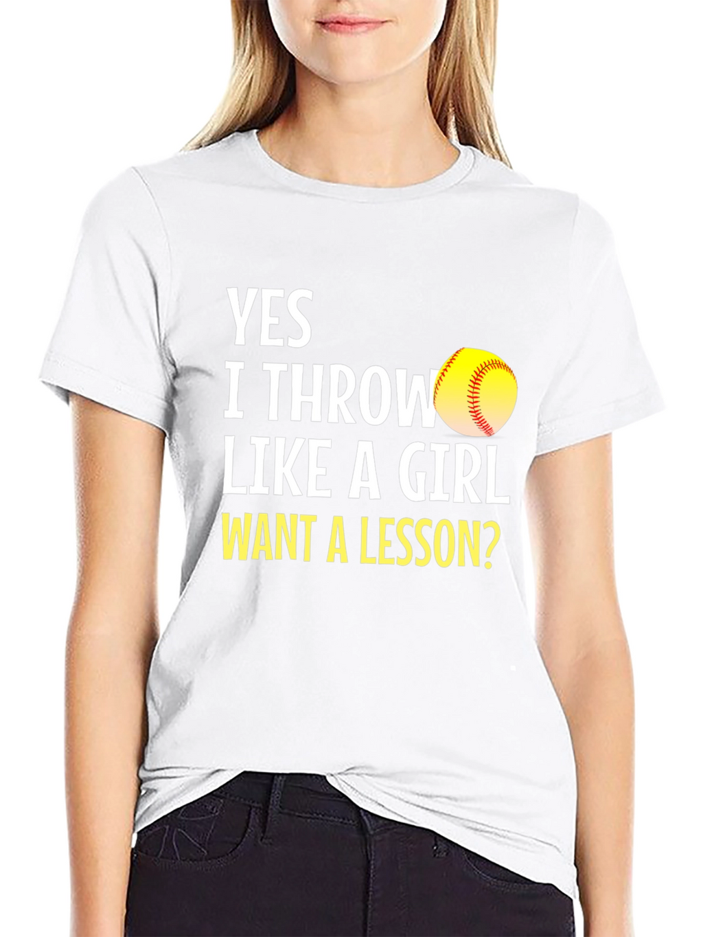 Yes I Throw Like a Girl T-Shirt