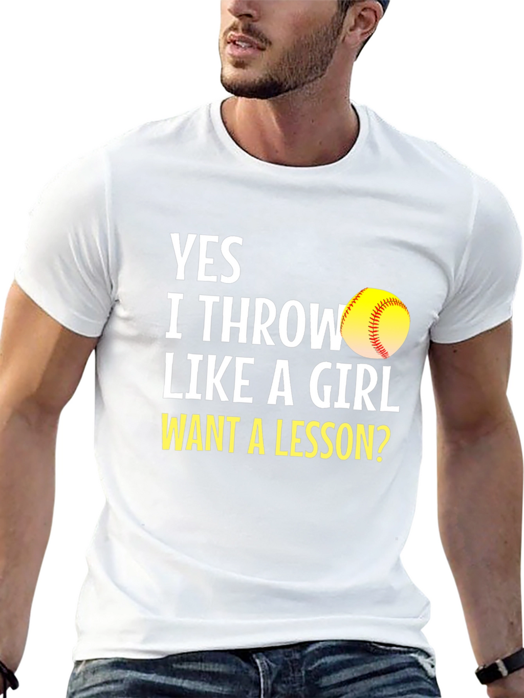 Yes I Throw Like a Girl T-Shirt