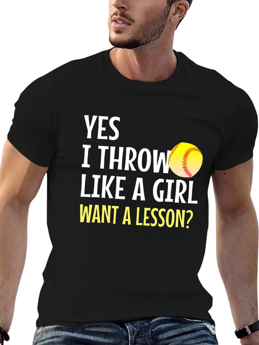 Yes I Throw Like a Girl T-Shirt
